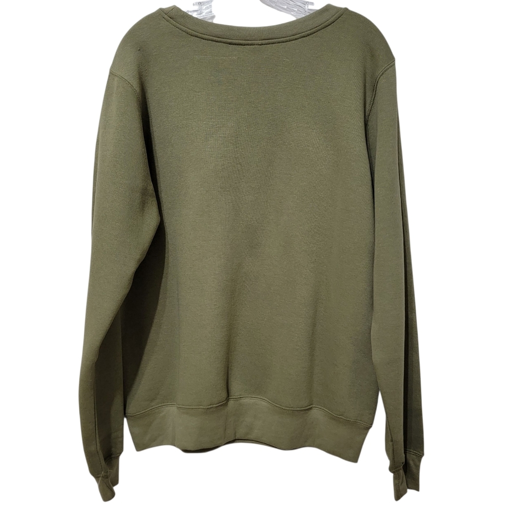 Pacific & Co | Crazy Cat Lady Club Sweatshirt in Willow Green - Picture 2 of 6